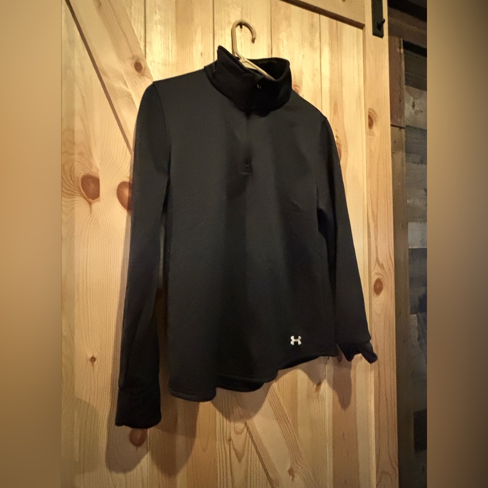 Under armour storm crewneck jacket black